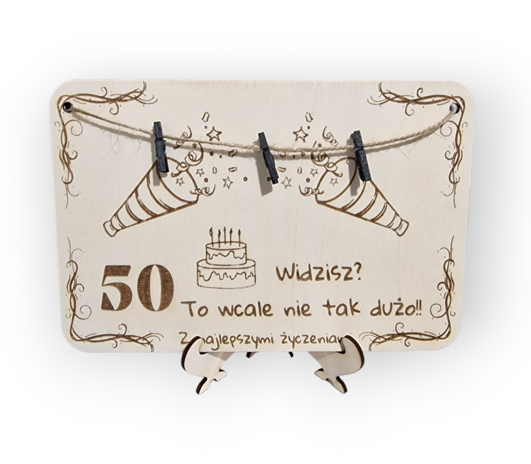 Tabliczka urodzinowa "To wcale nie tak dużo" - dowolny wiek - obrazek 3