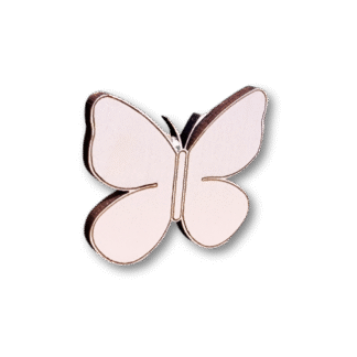 Motyl drewniany 45mm