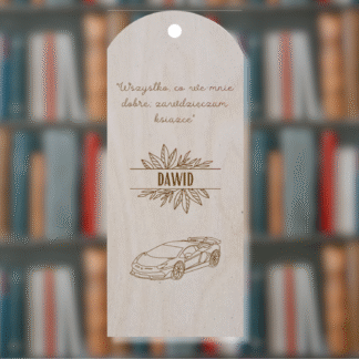 Personalizowana zakładka do książki - AUTO