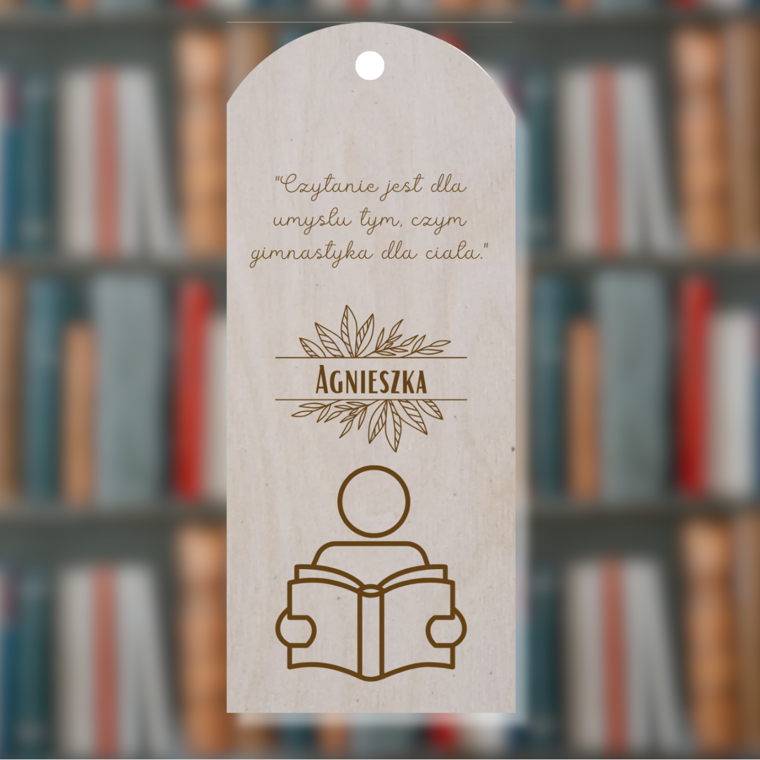 Personalizowana zakładka do książki - CZYTELNIK
