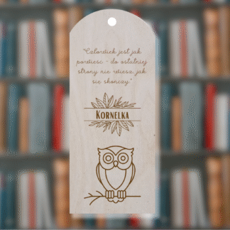 Personalizowana zakładka do książki - SÓWKA 2