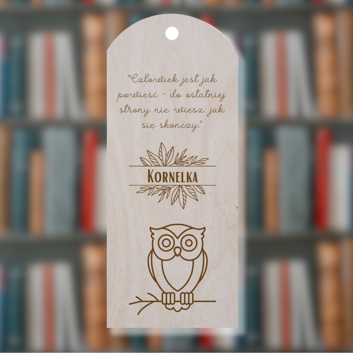 Personalizowana zakładka do książki - SÓWKA 2