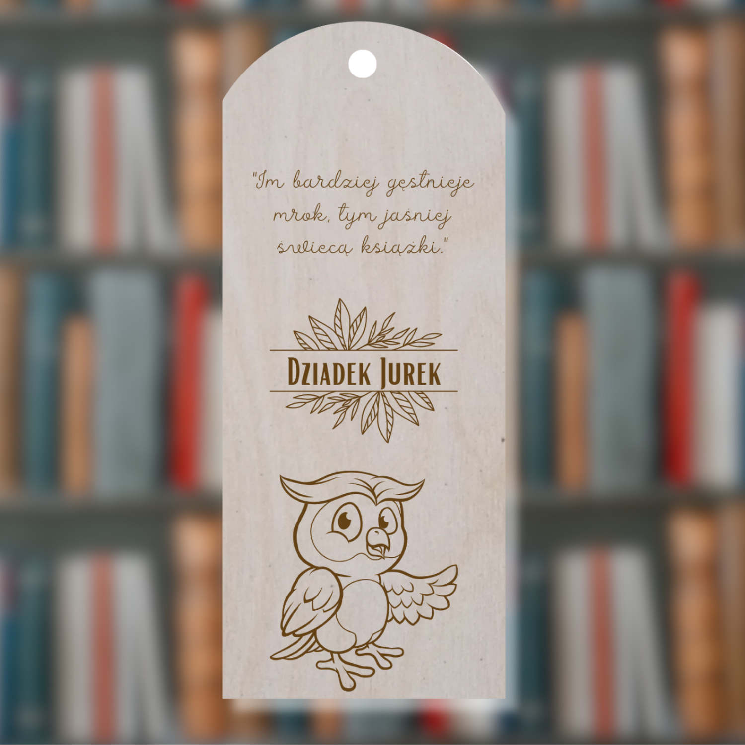 Personalizowana zakładka do książki - SÓWKA 3