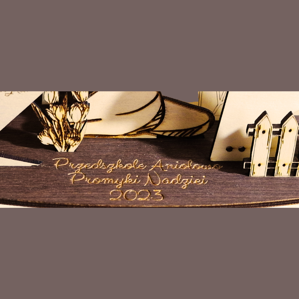 Drzewko z życzeniami 3D - personalizowane - obrazek 3