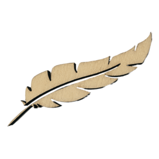 Piórko drewniane 5 cm