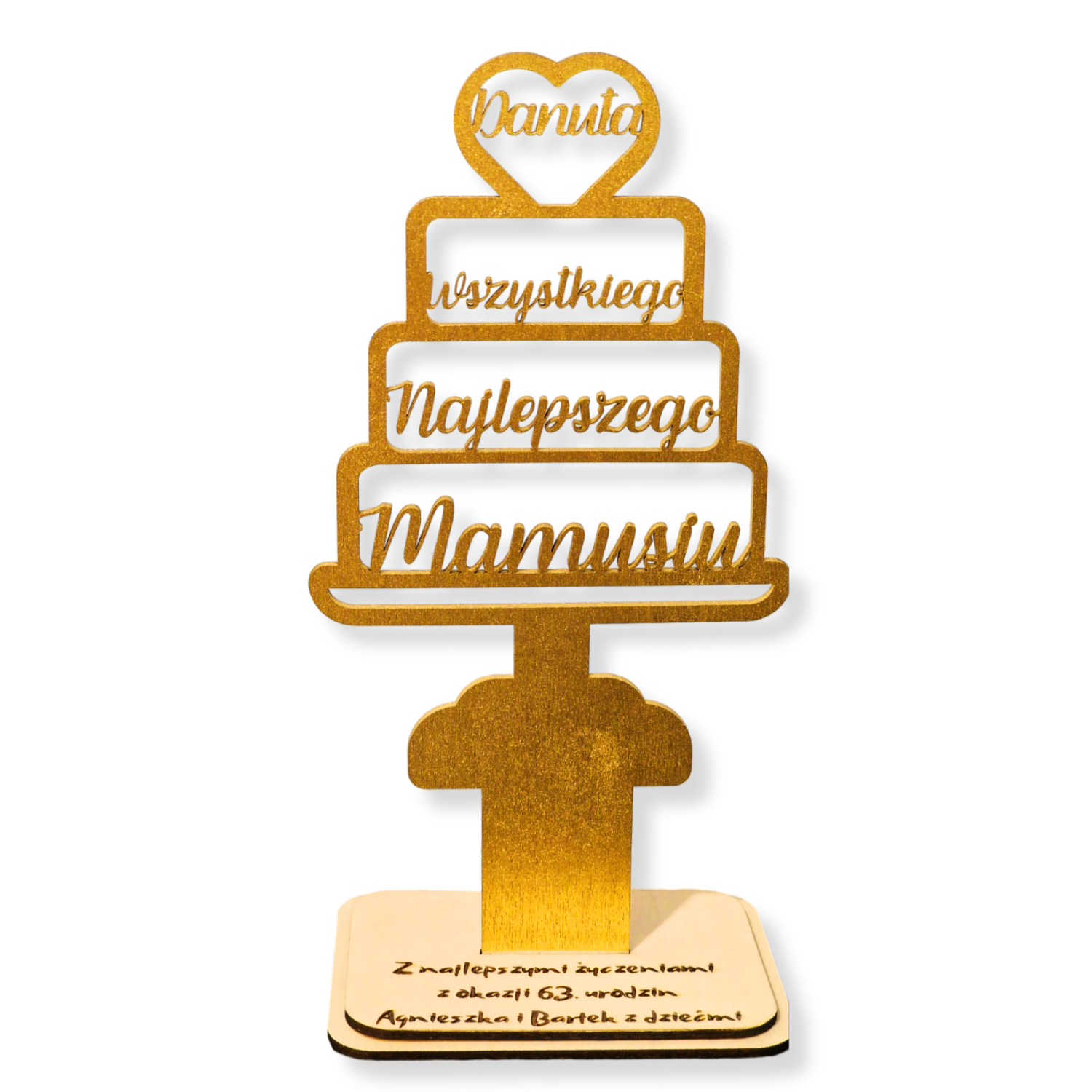 statuetka Wszystkiego najlepszego mamusiu