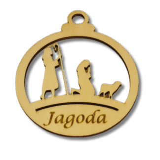 personalizowana bombka drewniana modlitwa