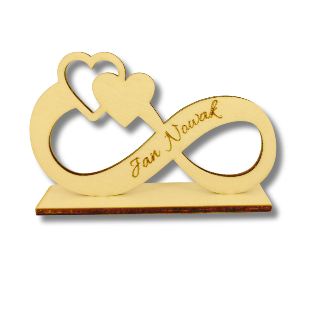 Winietka na stół - nieskończoność - ślub, wesele - obrazek 3