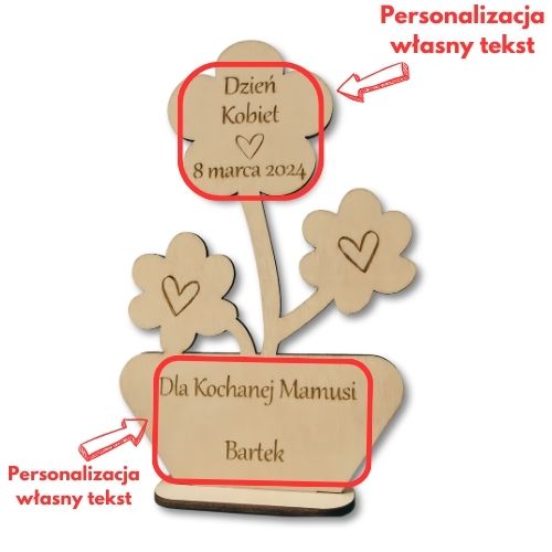 personalizacja kwiatka