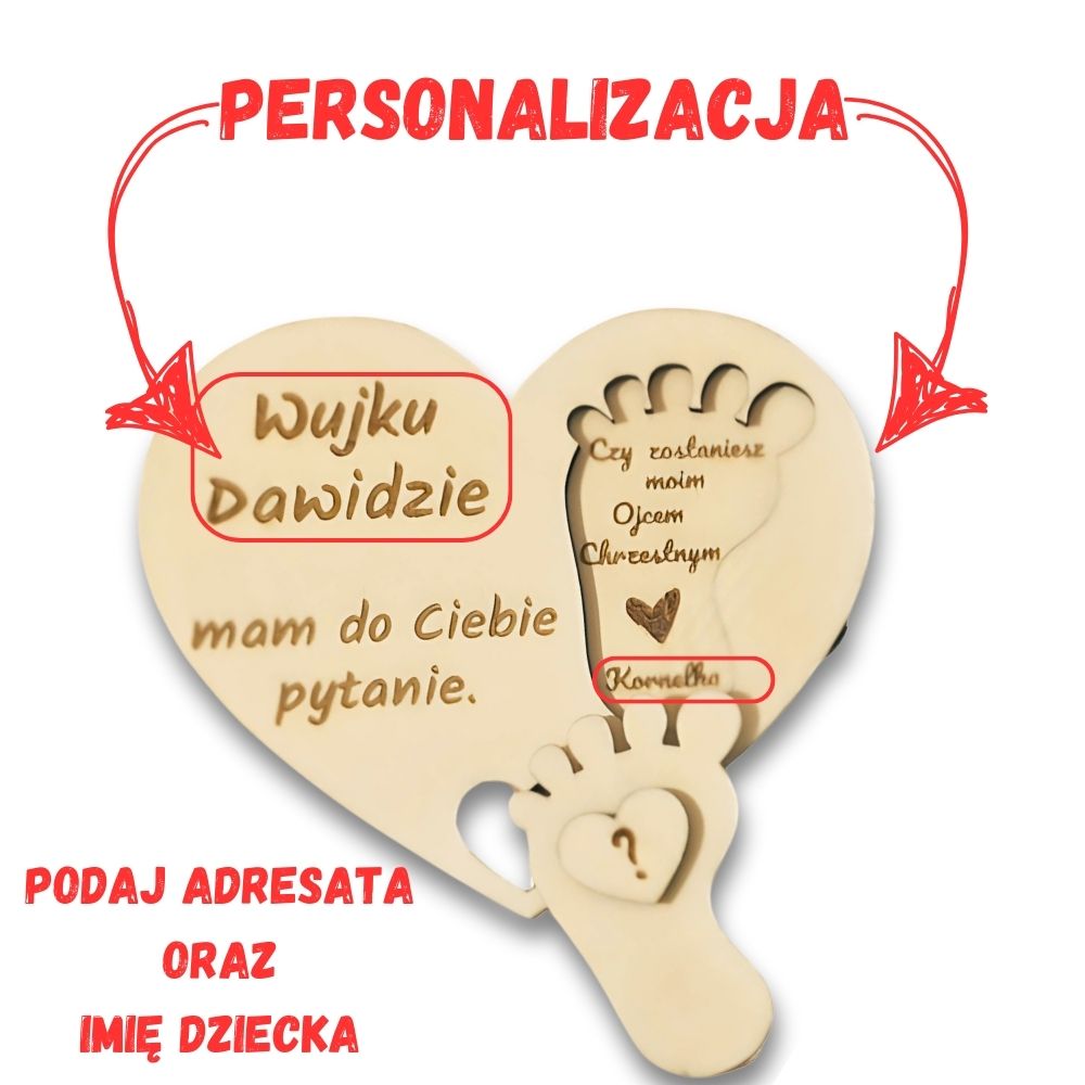 Prośba o bycie Ojcem Chrzestnym - zaproszenie na Chrzest - obrazek 4