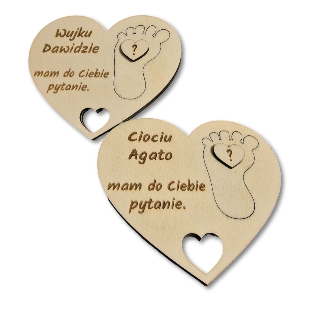 Prośba do Chrzestnych o bycie Chrzestnym - zaproszenie na Chrzest - obrazek 3