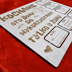 Tablica - bony od zony - animacja