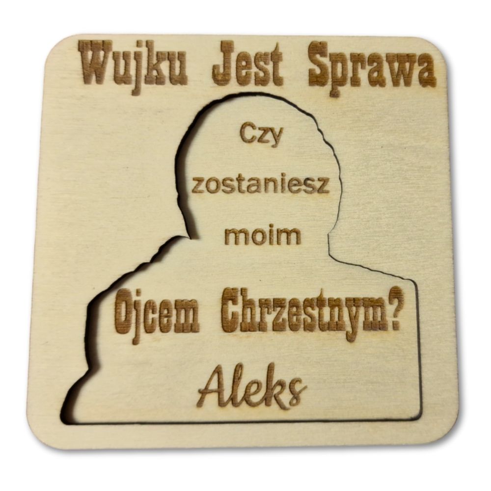 Prośba o bycie Chrzestnym - zaproszenie - Ojciec Chrzestny - obrazek 2