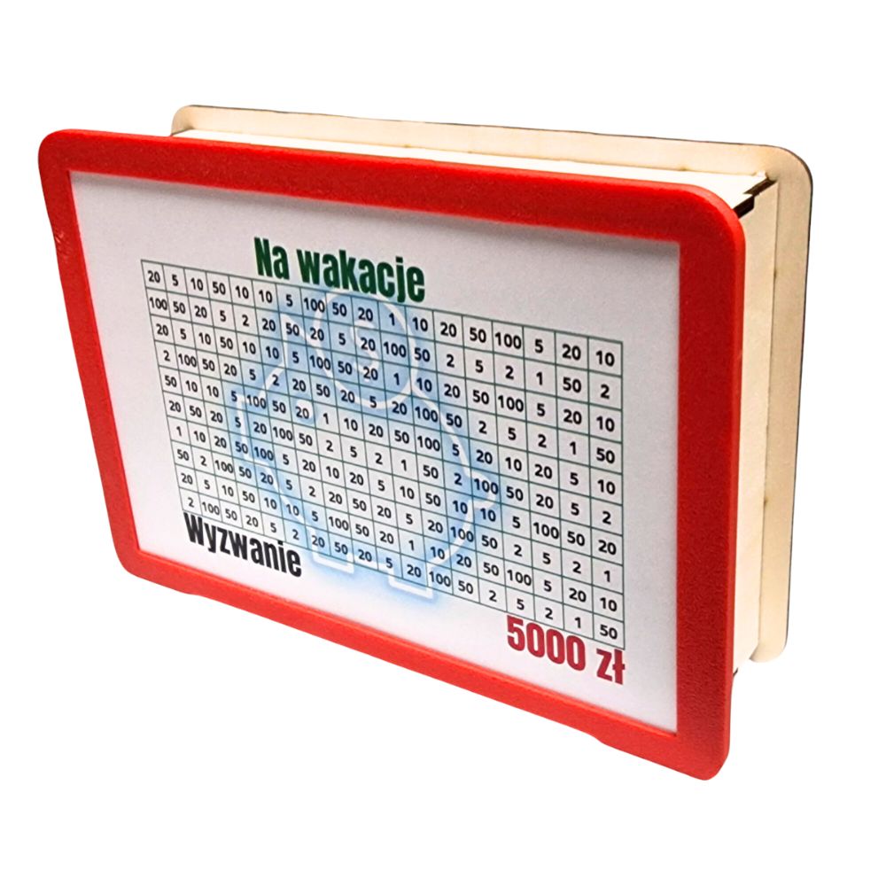 Skarbonka wykreślanka od 180 do 5.000 zł - personalizowana - obrazek 7