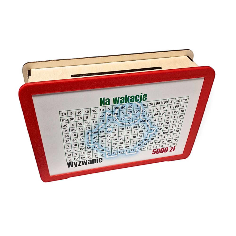 Skarbonka wykreślanka od 180 do 5.000 zł - personalizowana - obrazek 3