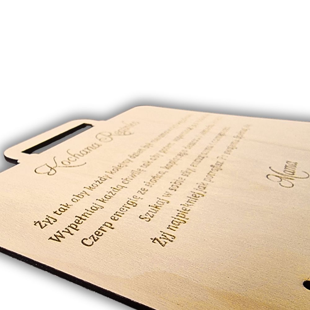 Urodzinowa kartka na pieniądze "walizka" z grawerem w2 - obrazek 10