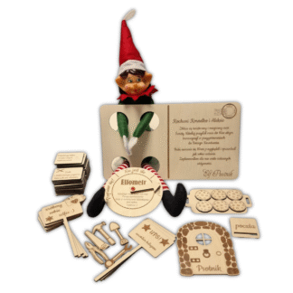 Elfina Psotnik - zestaw elf on the shelf