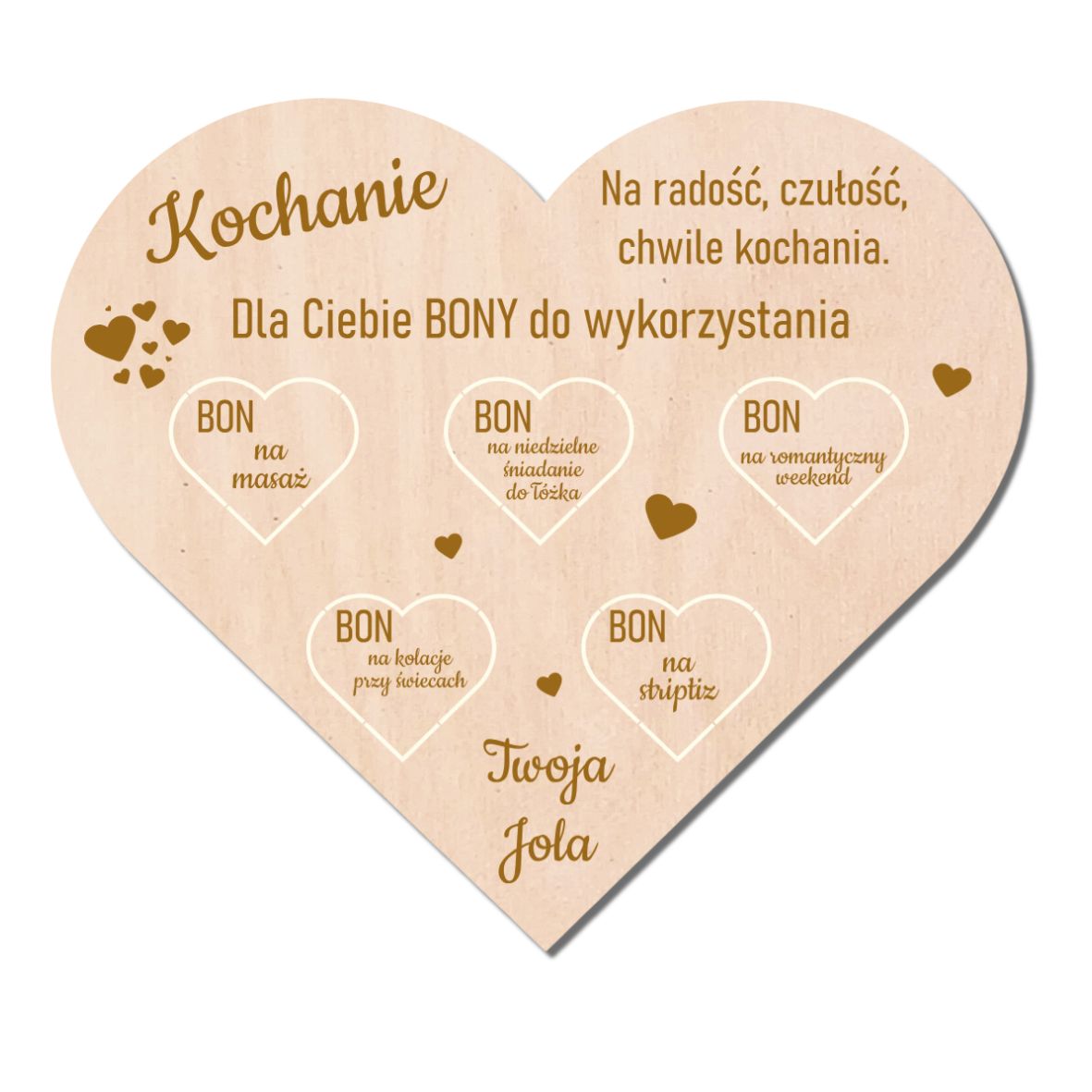 bony dla ukochanej osoby - prezent walentynkowy