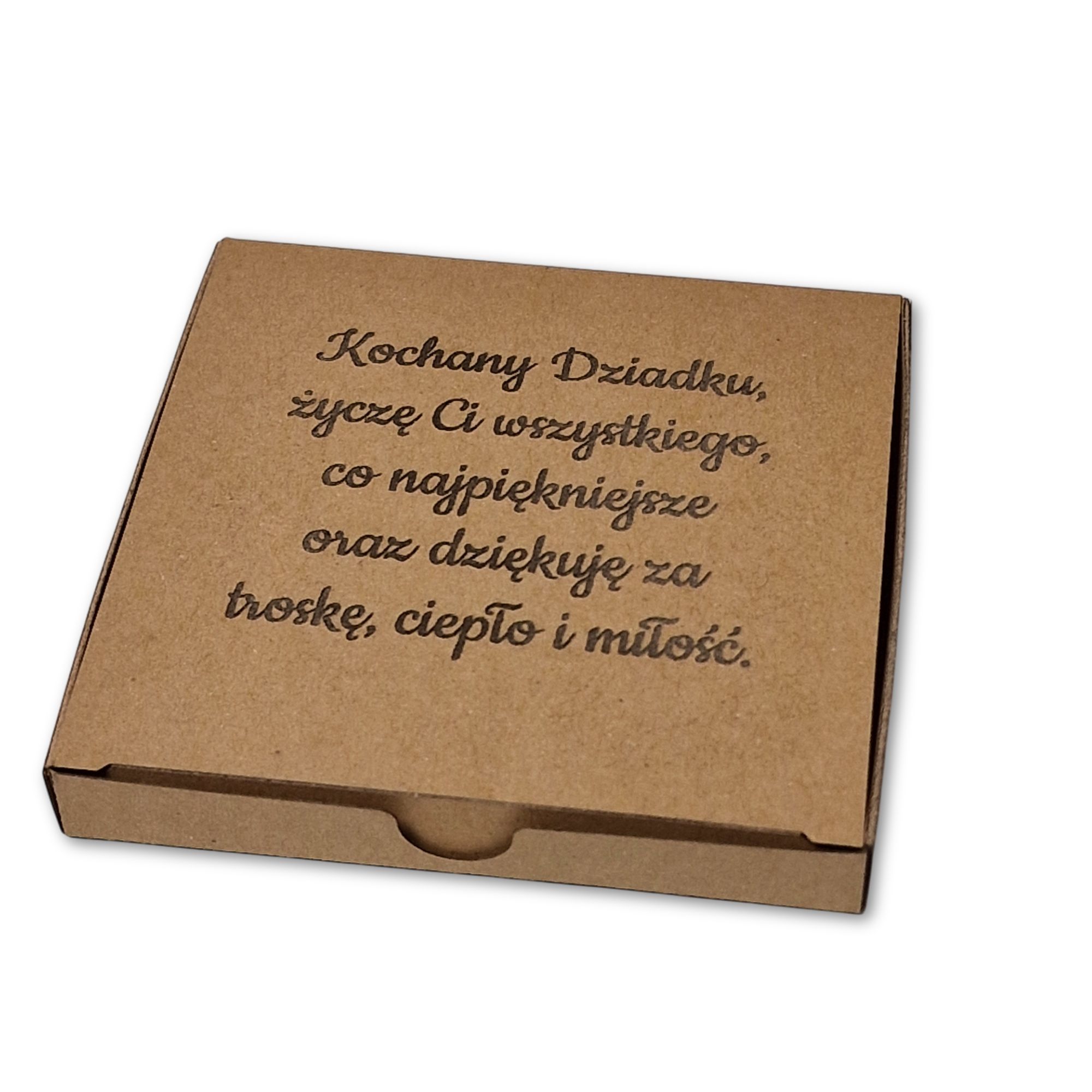 Pudełko do breloka dla Dziadka z grawerem- dedykacją