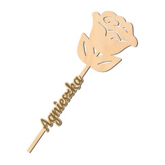 kwiatek z imieniem - prezent dla niej na dzień kobiet, urodziny, dzień nauczyciela