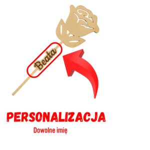 kwiatek z imieniem - prezent dla niej na dzień kobiet, urodziny, dzień nauczyciela