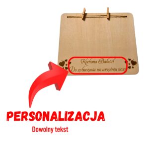 ramka na zdjęcie USG z grawerowanym przekazem