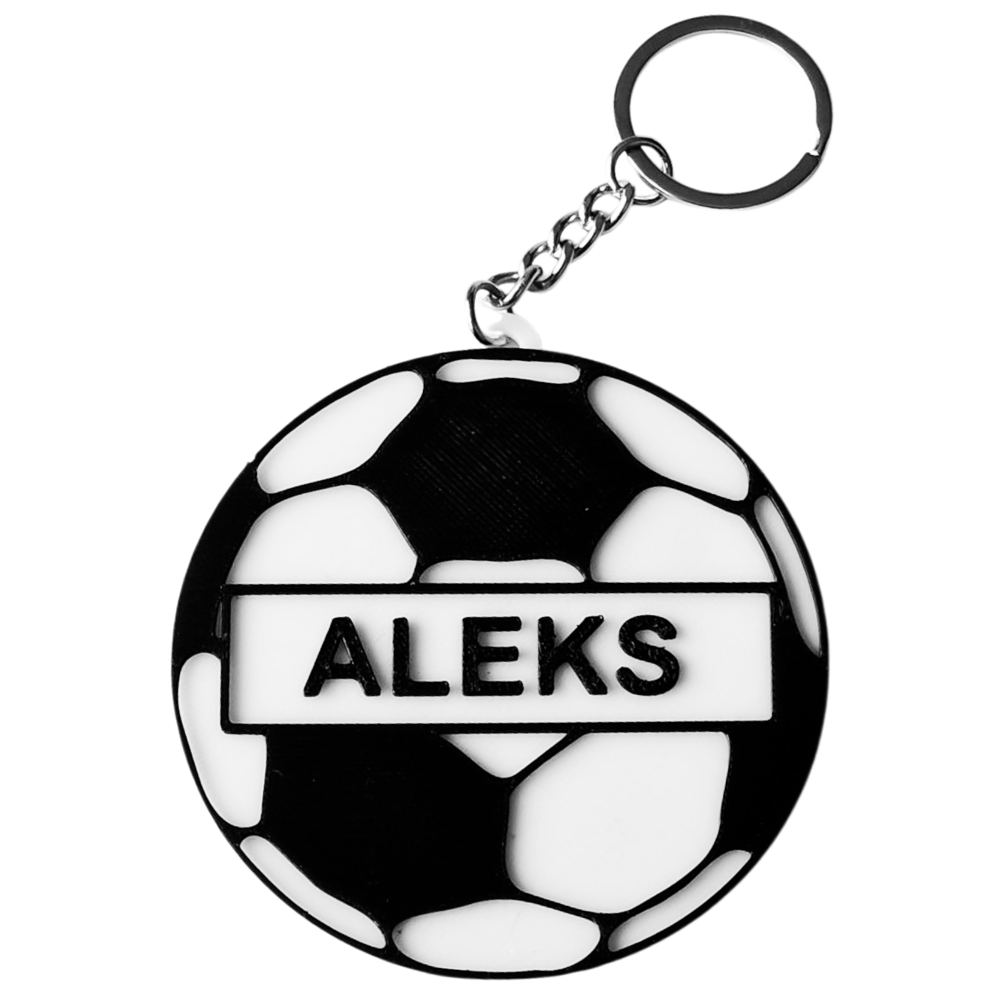 brelok piłka personalizowany PLA