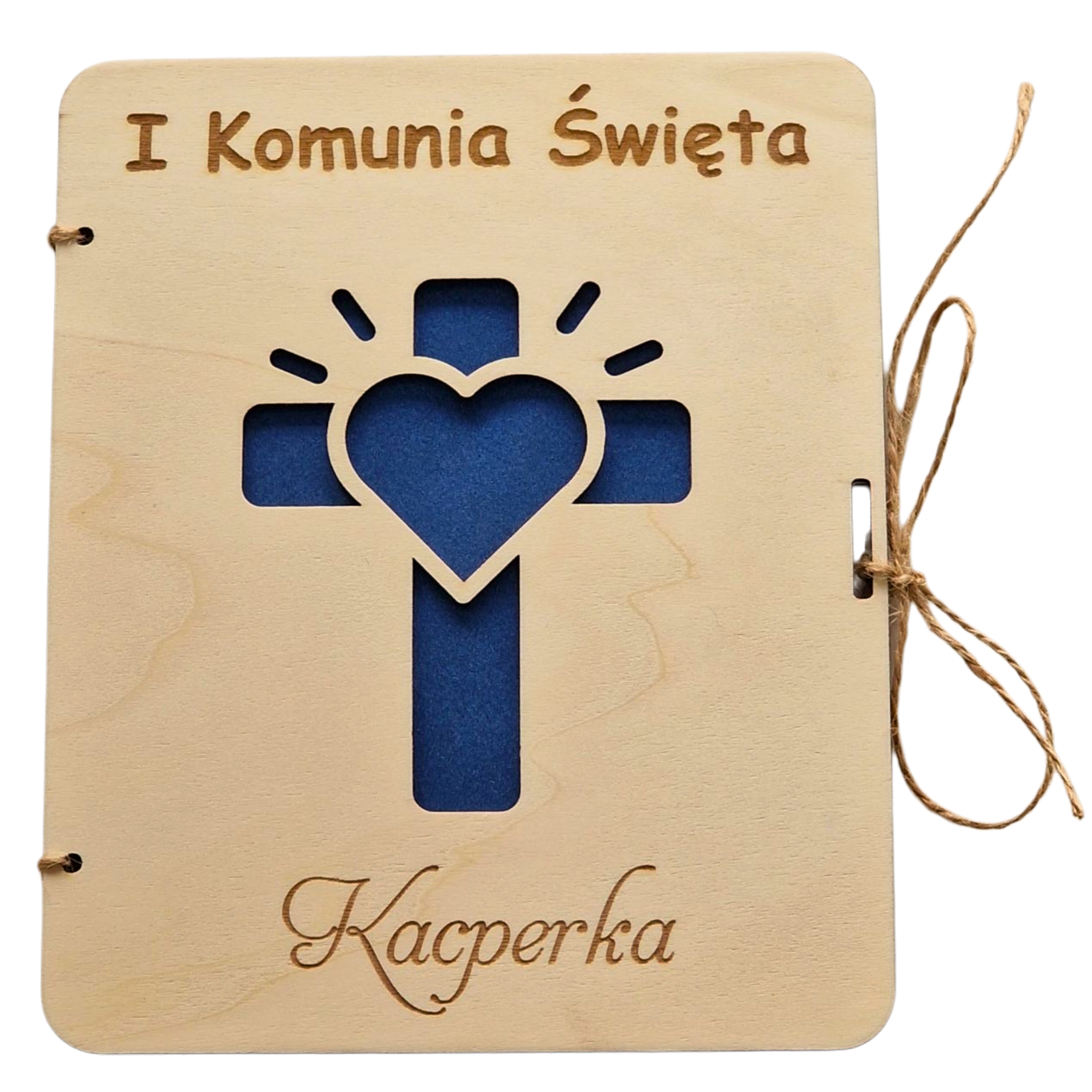 Pamiątka Pierwszej Komunii Świętej - kartka z życzeniami i kopertą