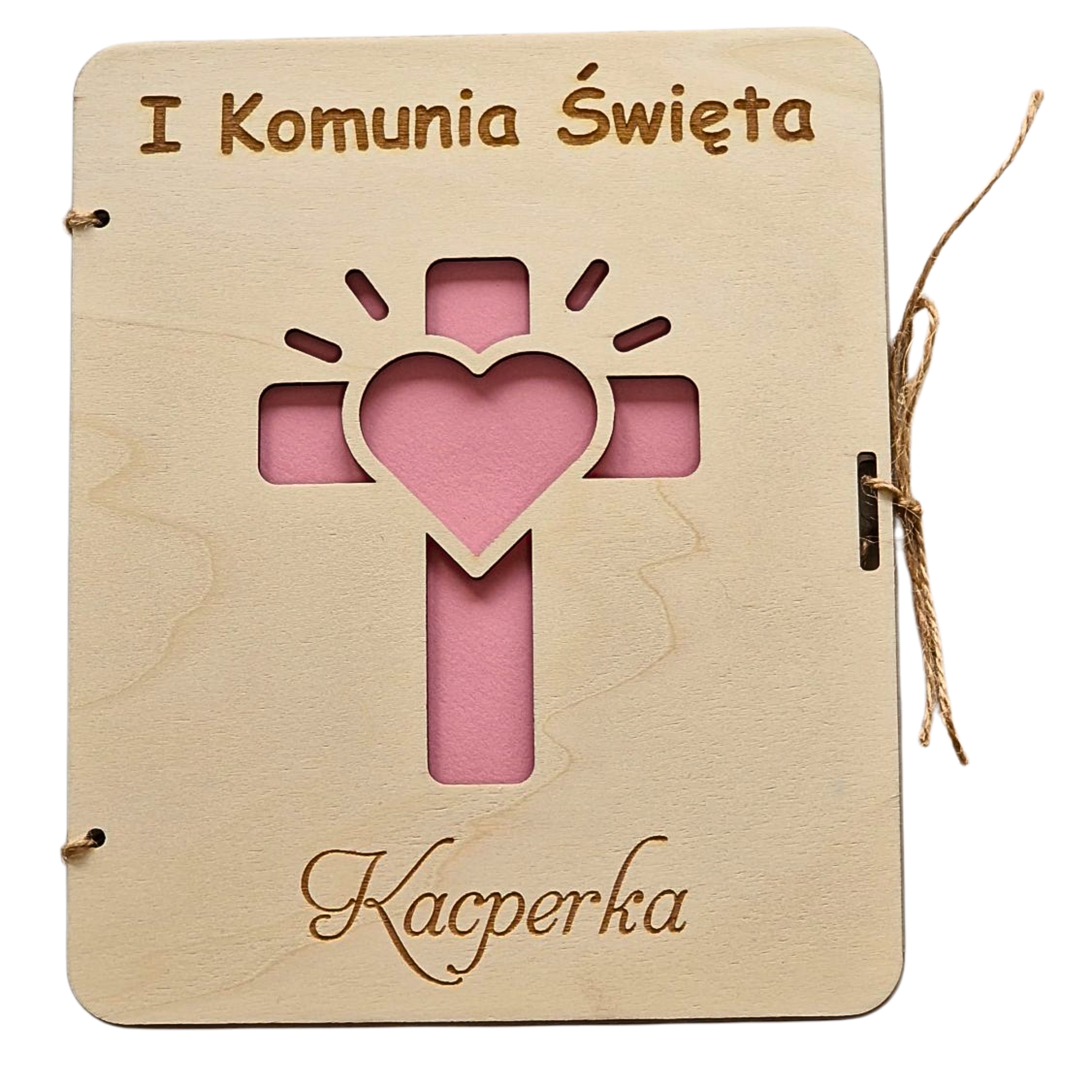 Pamiątka Pierwszej Komunii Świętej - kartka z życzeniami i kopertą